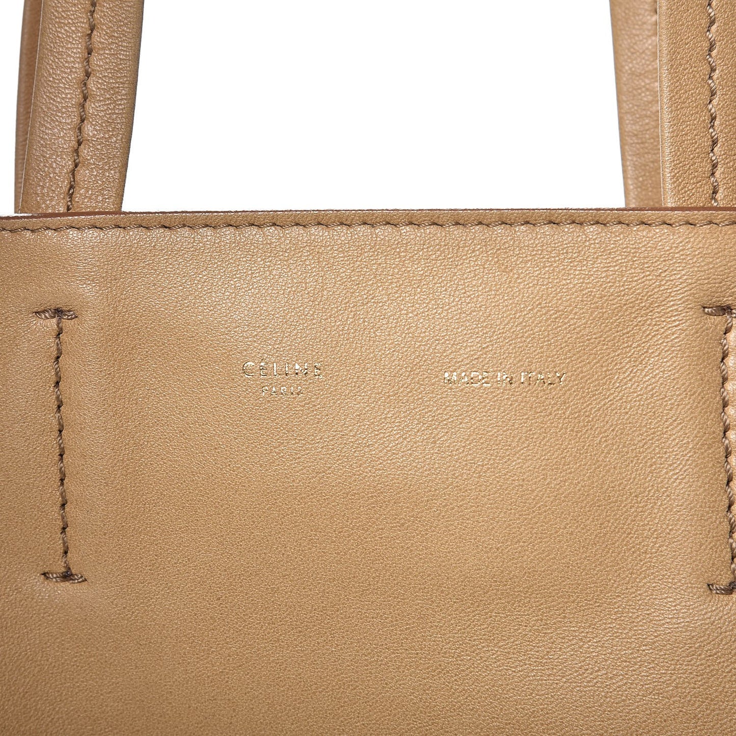 Lambskin Vertical Cabas Beige