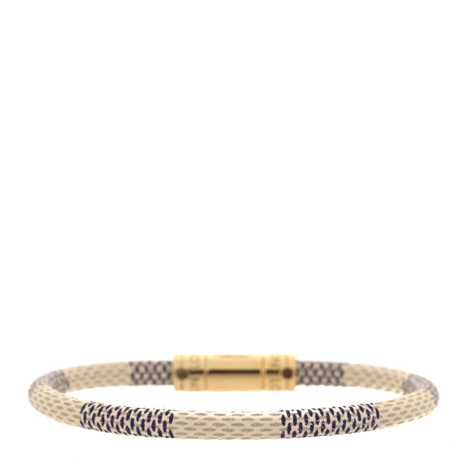 Louis Vuitton Damier Azur Keep It Bracelet 19 3 of 5