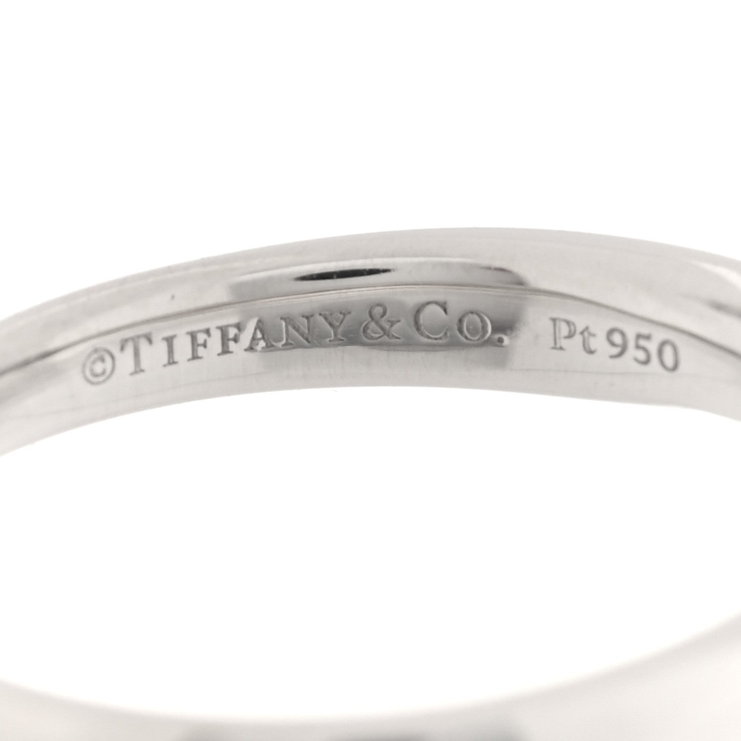 Tiffany Platinum Diamond .19ct Harmony Solitaire Engagement Ring 49 5 4 of 5