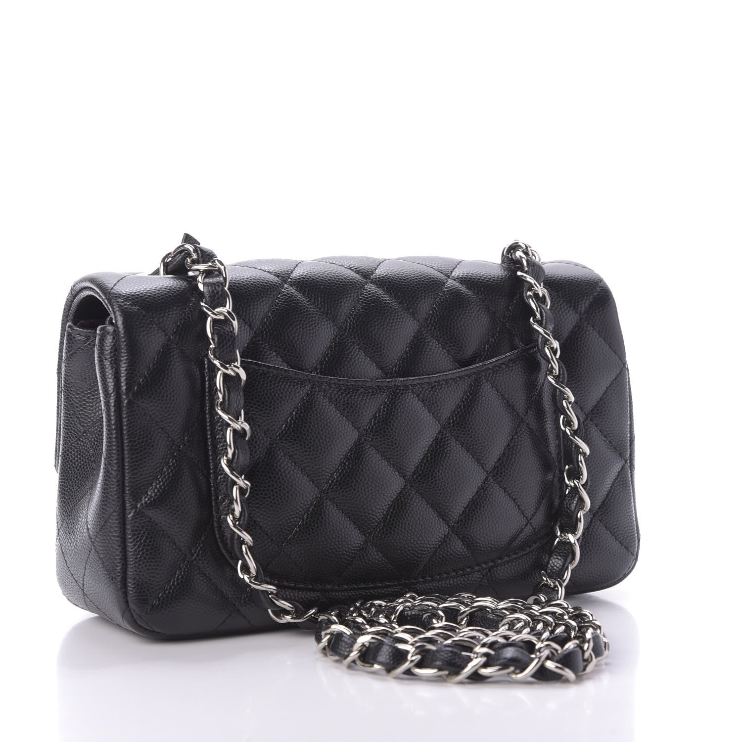 Chanel Caviar Quilted Mini Rectangular Flap Black 3 of 10