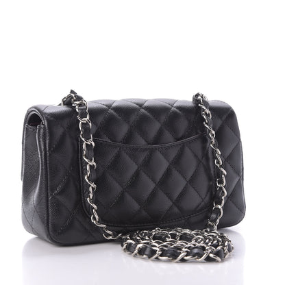 Chanel Caviar Quilted Mini Rectangular Flap Black 3 of 10