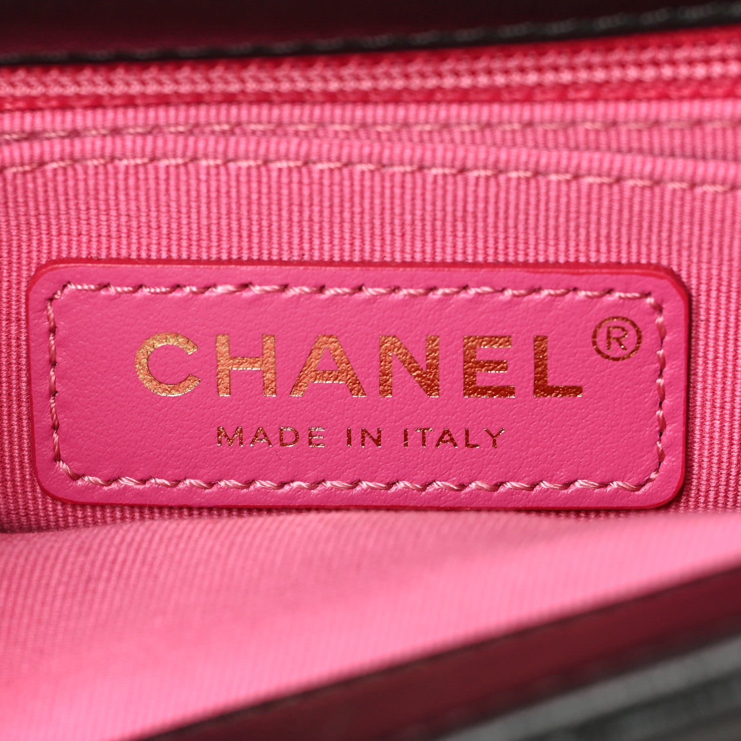 Chanel Lambskin Resin Quilted Mini Pearl Samba Square Flap Black 6 of 9