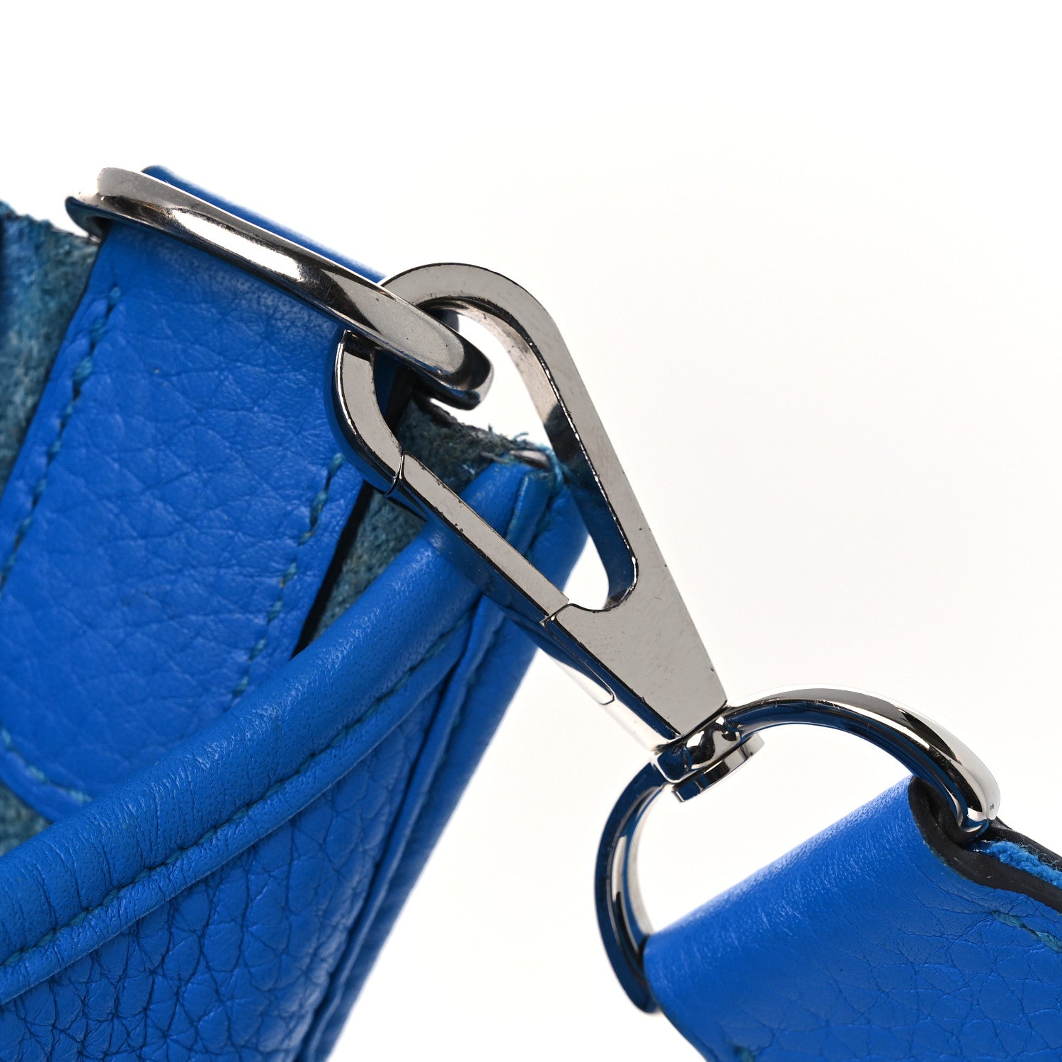 エルメス Hermes Taurillon Clemence Evelyne III PM Bleu Hydra 1842331