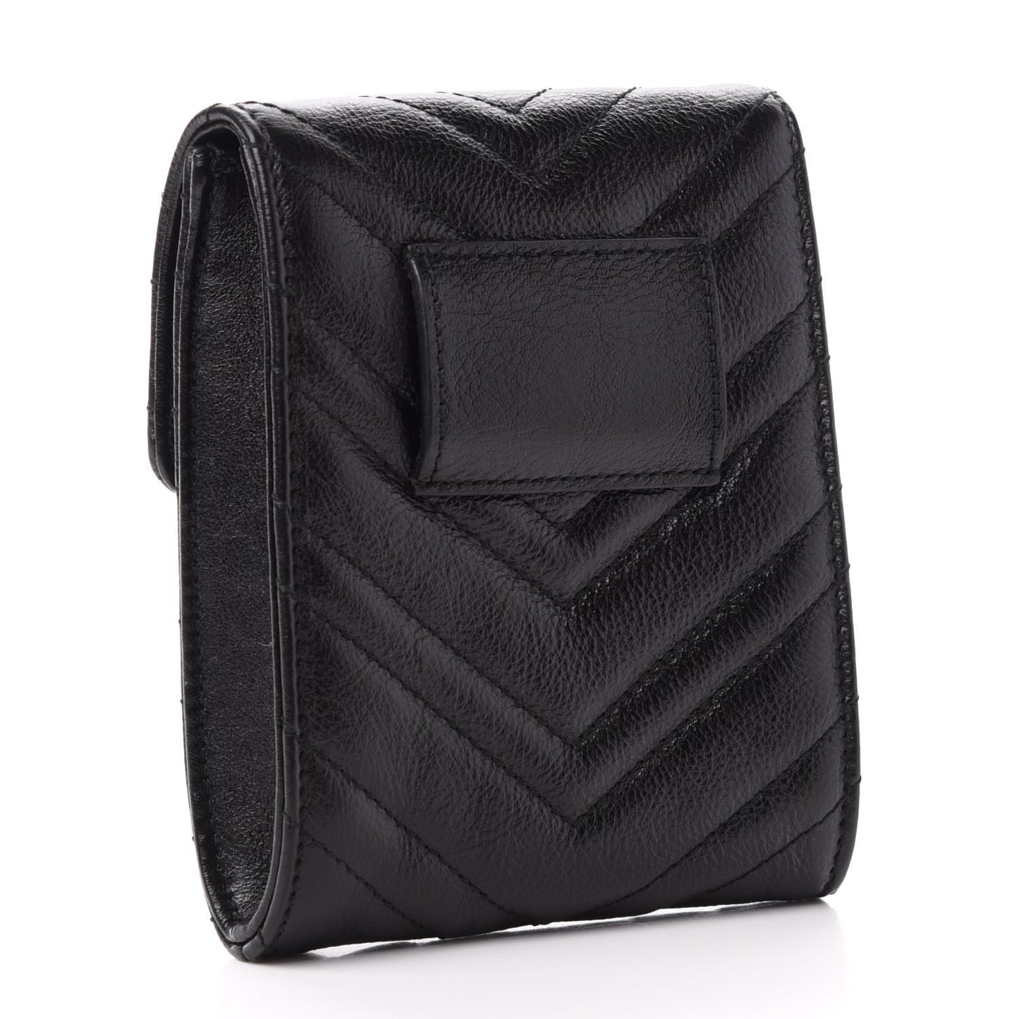 Calfskin Matelasse GG Marmont 2.0 Multi Belt Bag Pouch Black