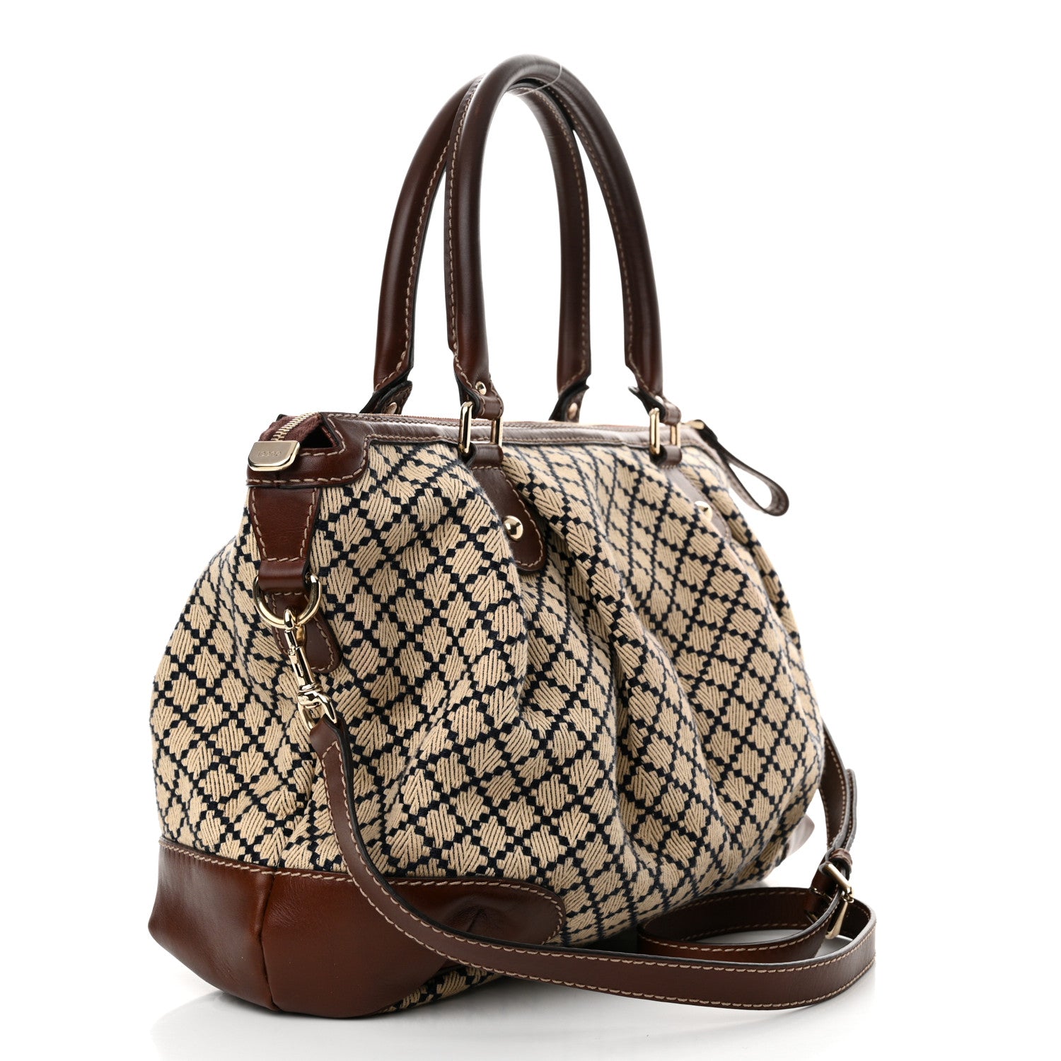 Gucci Diamante Large Sukey Top Handle Dark Brown 3 of 10