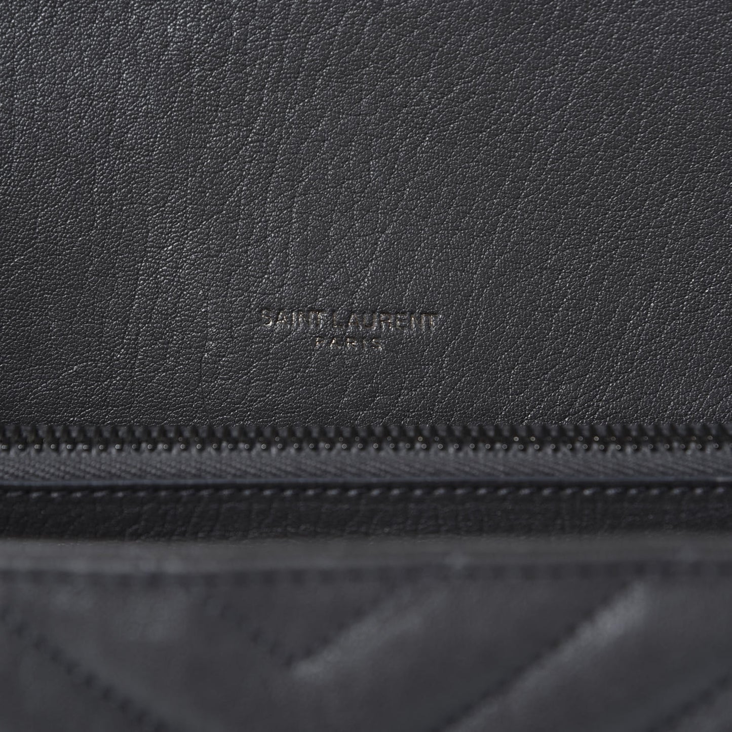 Sheepskin Matelasse Chevron Monogram Large College Satchel Grey