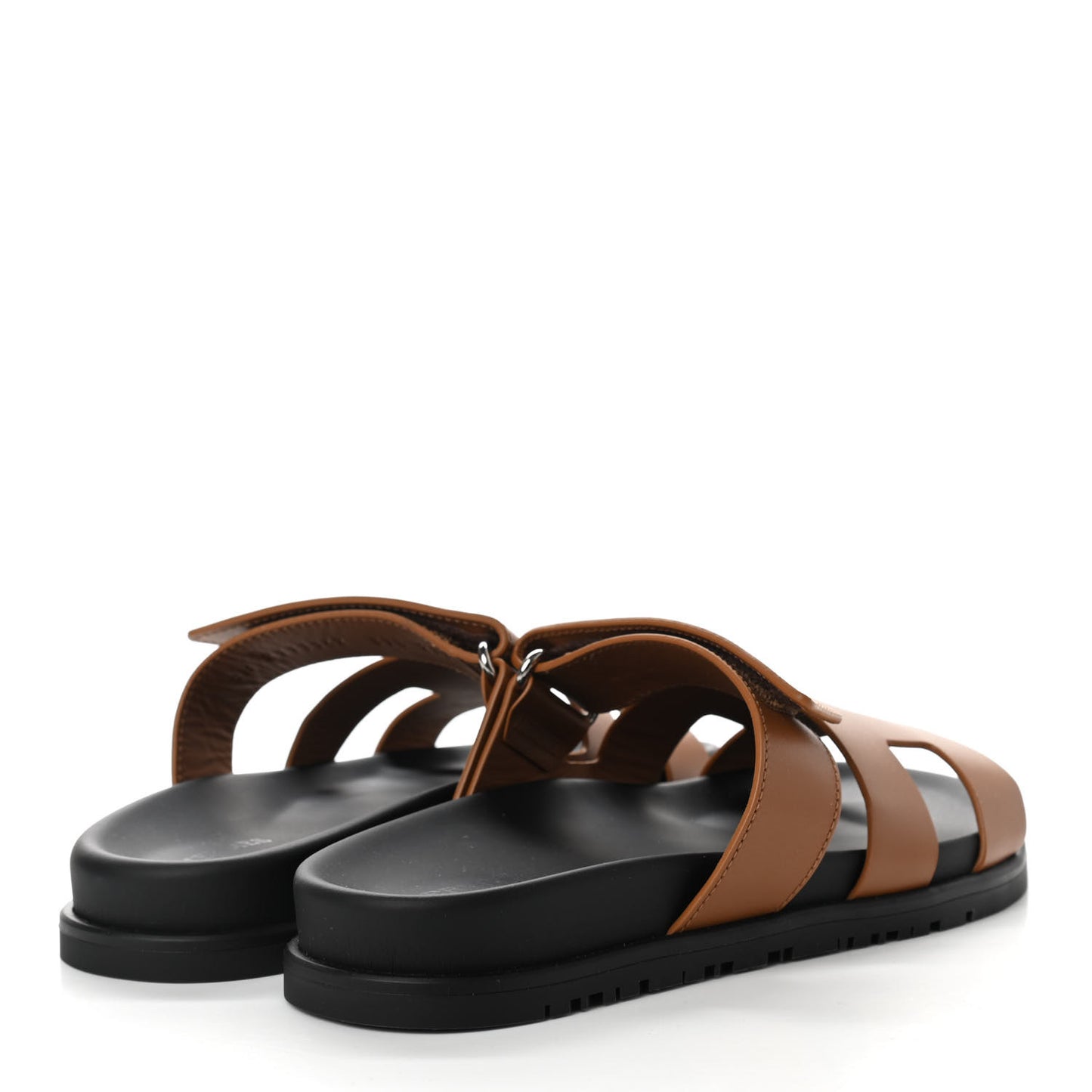 Calfskin Womens Chypre Sandals 37.5 Gold