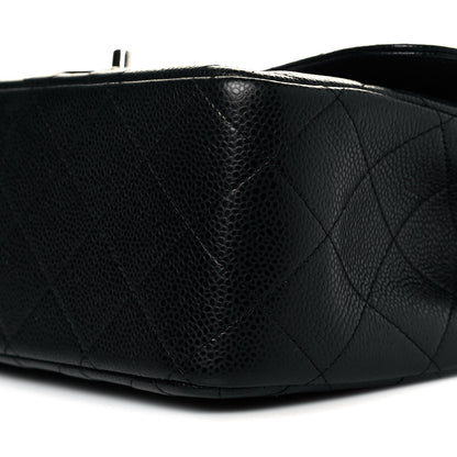 Chanel Caviar Quilted Jumbo Double Flap Black 10 of 11
