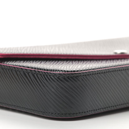 Louis Vuitton Epi Pochette Felicie Black Hot Pink 7 of 15