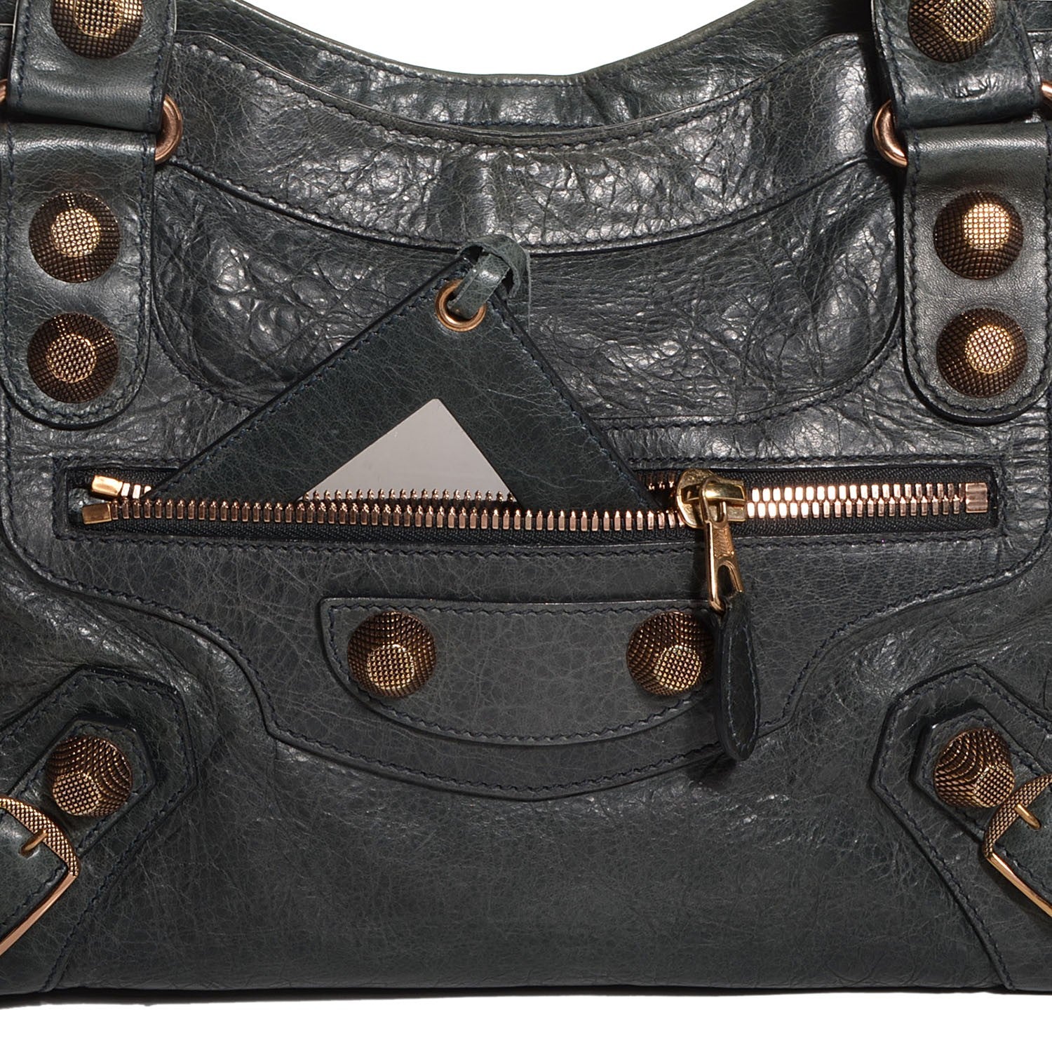 Balenciaga Agneau Giant 21 Rose Gold Hardware City Anthracite 10 of 12