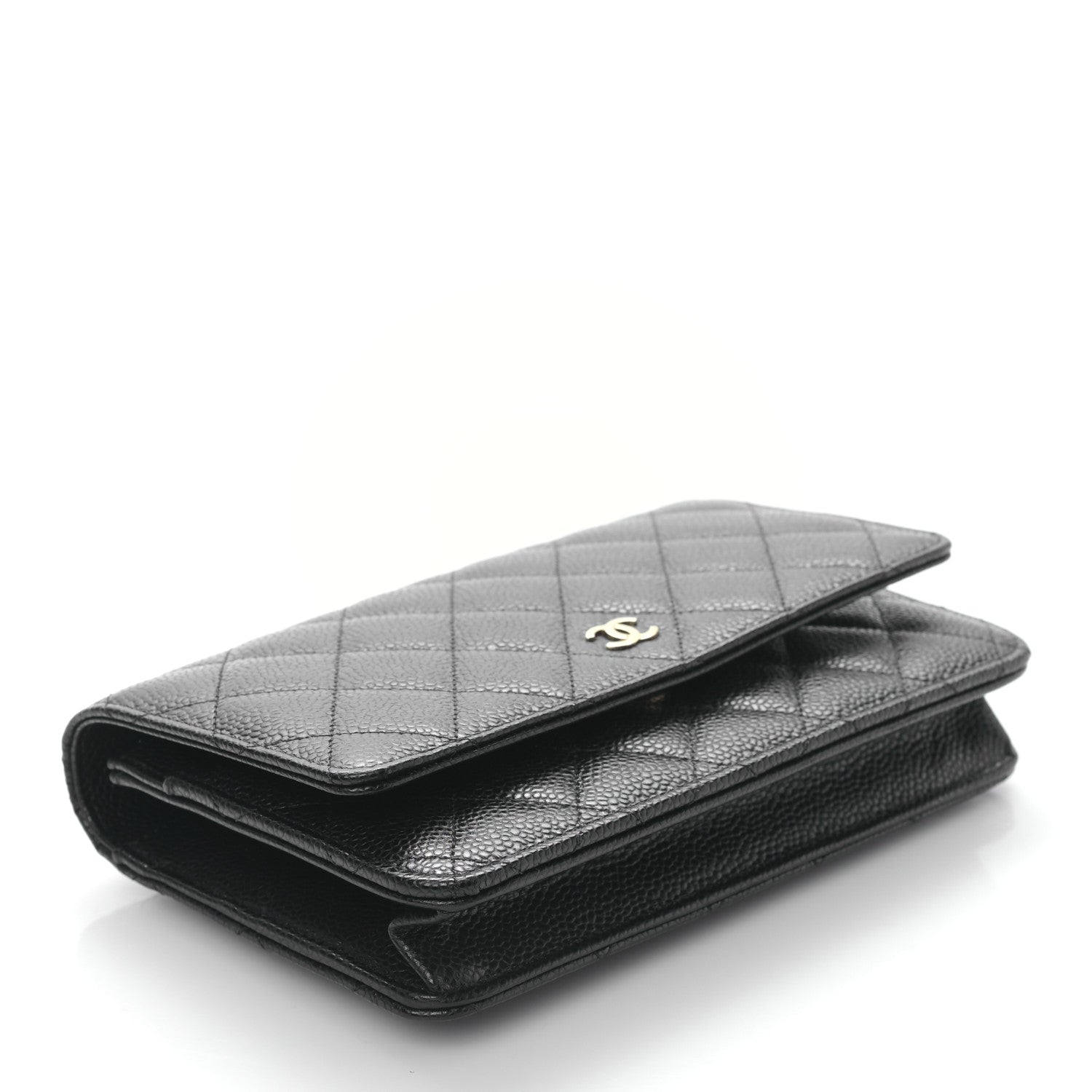 Chanel Caviar Quilted Wallet on Chain WOC Black 4 of 10