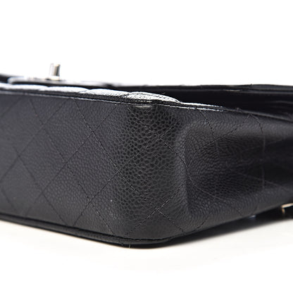 Chanel Caviar Quilted Medium Double Flap Black 14 of 16