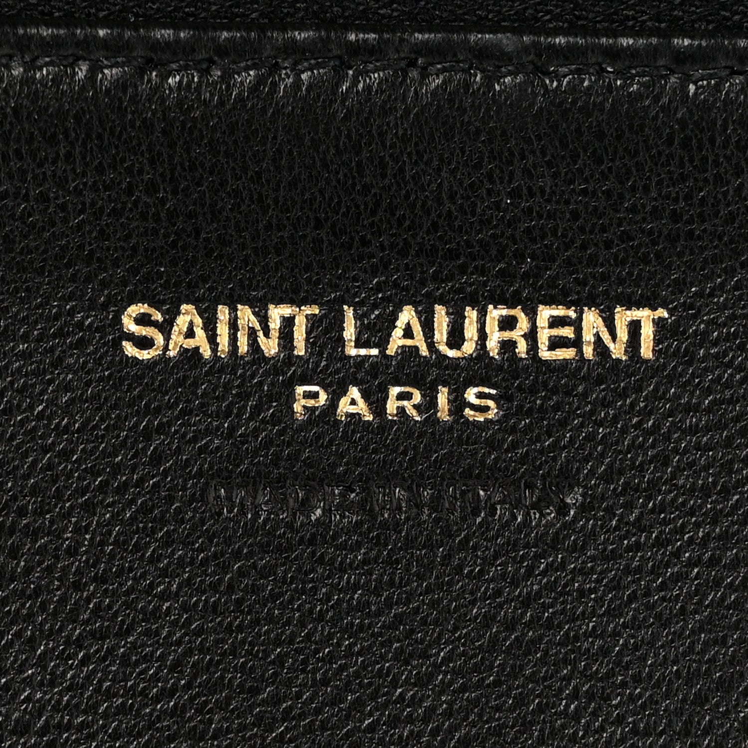 Saint Laurent Lambskin Large Calypso Bi-Fold Wallet Black 7 of 9