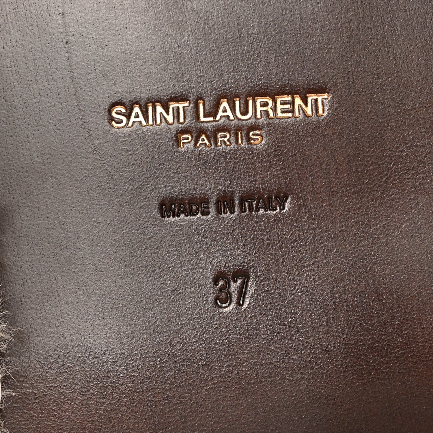 Saint Laurent Mink Bleach Slides 37 White 6 of 7