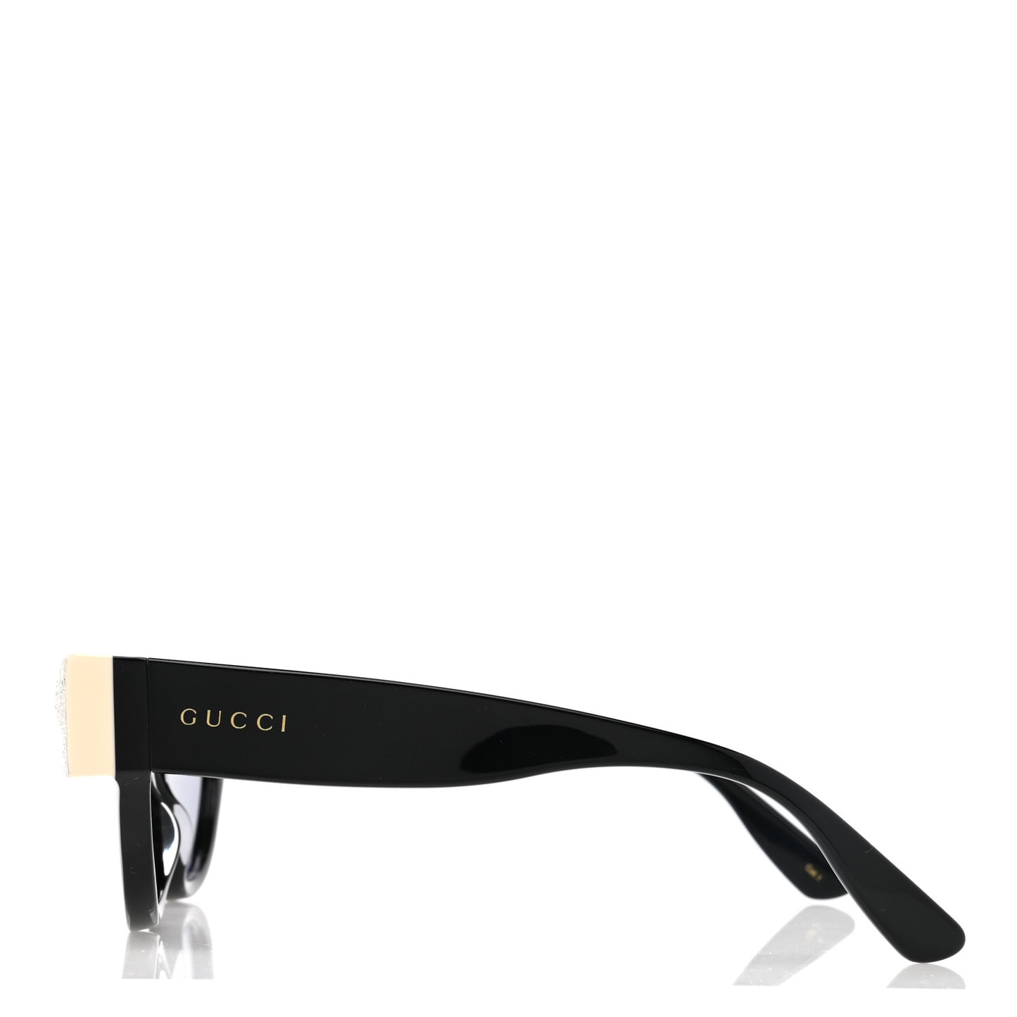 Crystal Acetate Cat Eye GG1167S Sunglasses Black