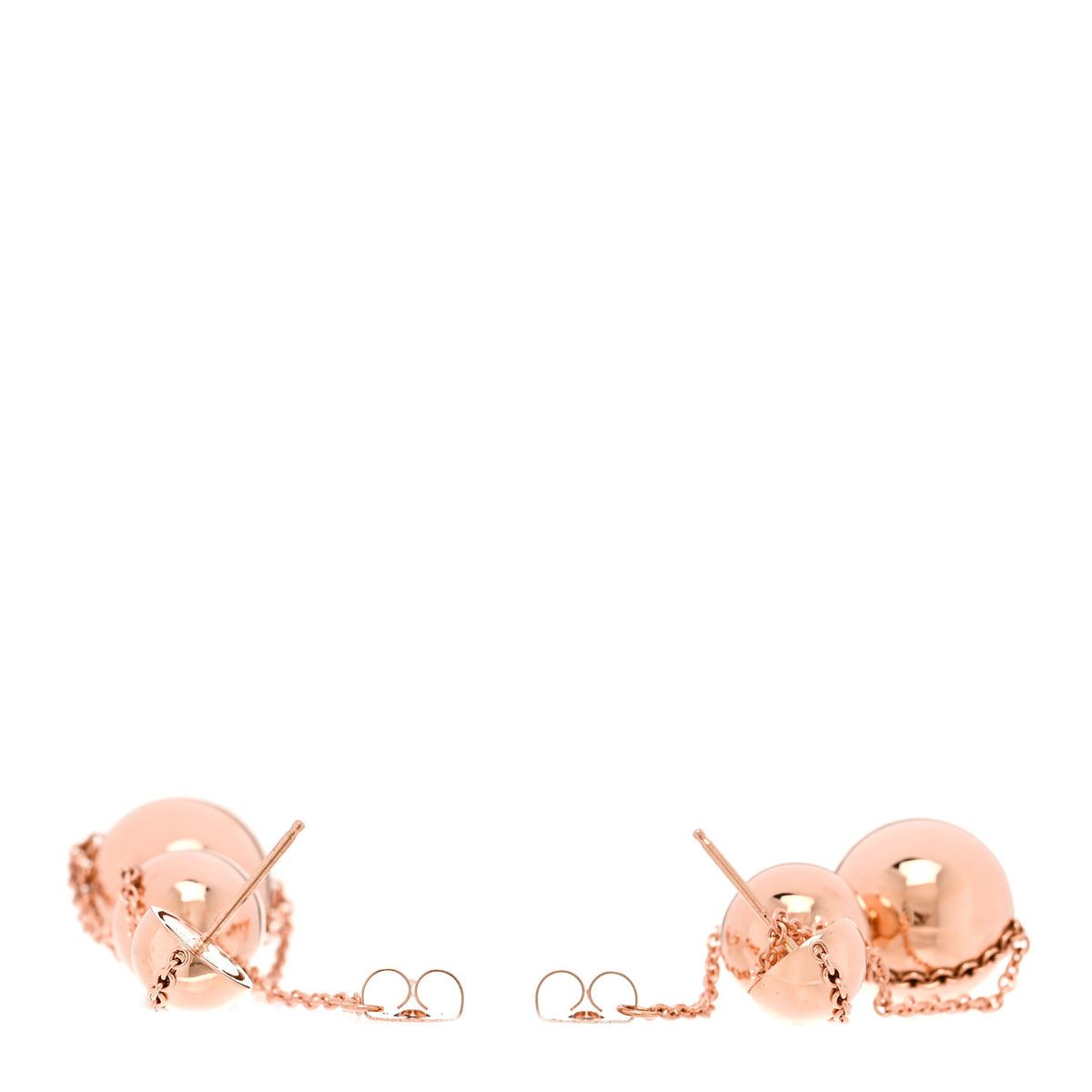18K Rose Gold Hardwear Triple Drop Earrings