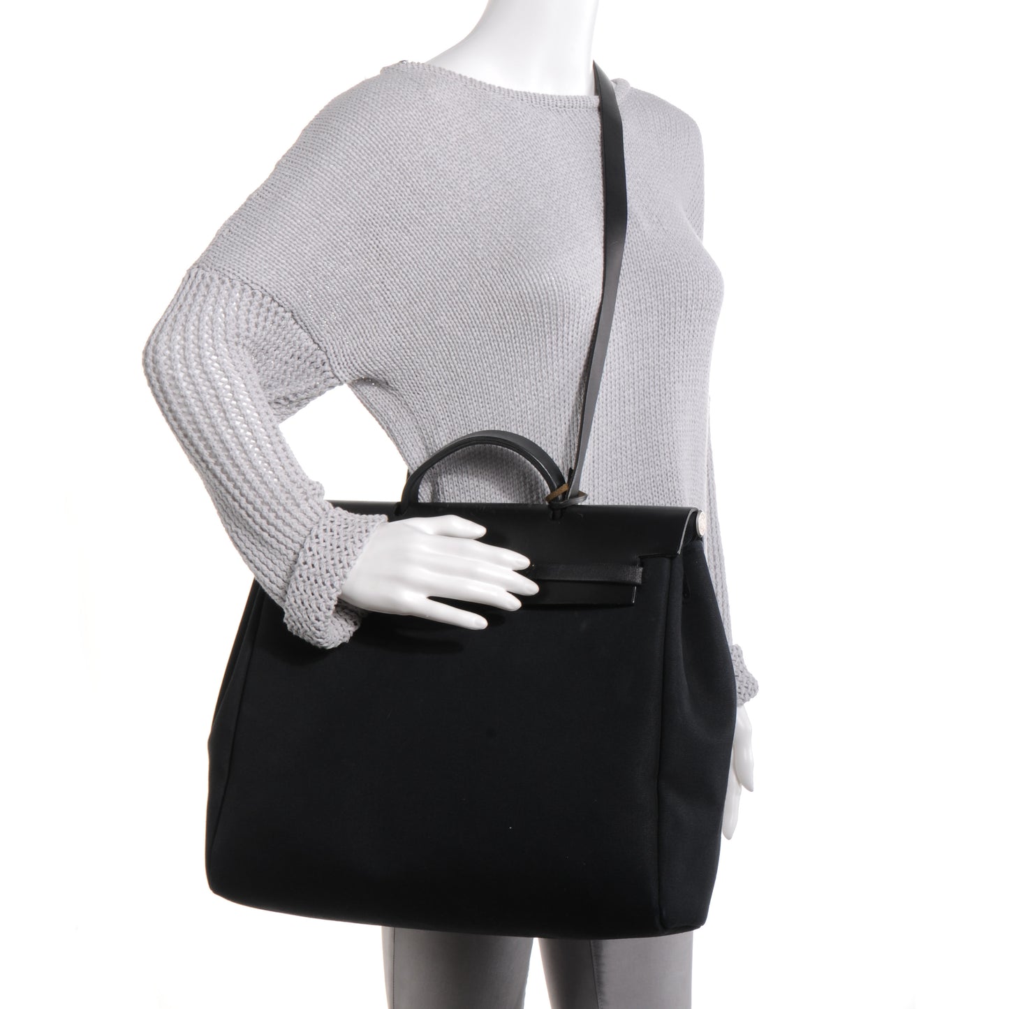 Toile Vache Calfskin Herbag 39 MM Black