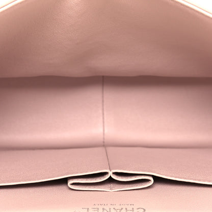 Chanel Patent Quilted Jumbo Double Flap Light Pink 4 of 11
