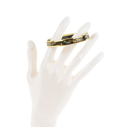 Hermes Enamel Printed Narrow Flacons Bracelet 65 2 of 5