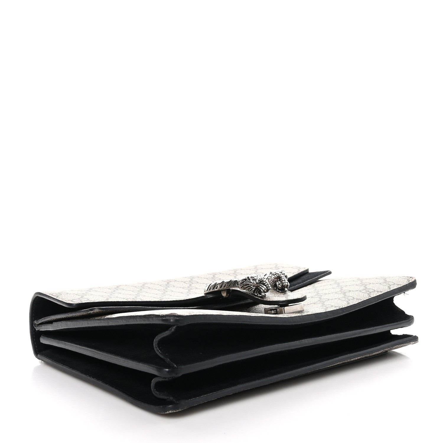 Gucci GG Supreme Monogram Medium Dionysus Shoulder Bag Black 4 of 10