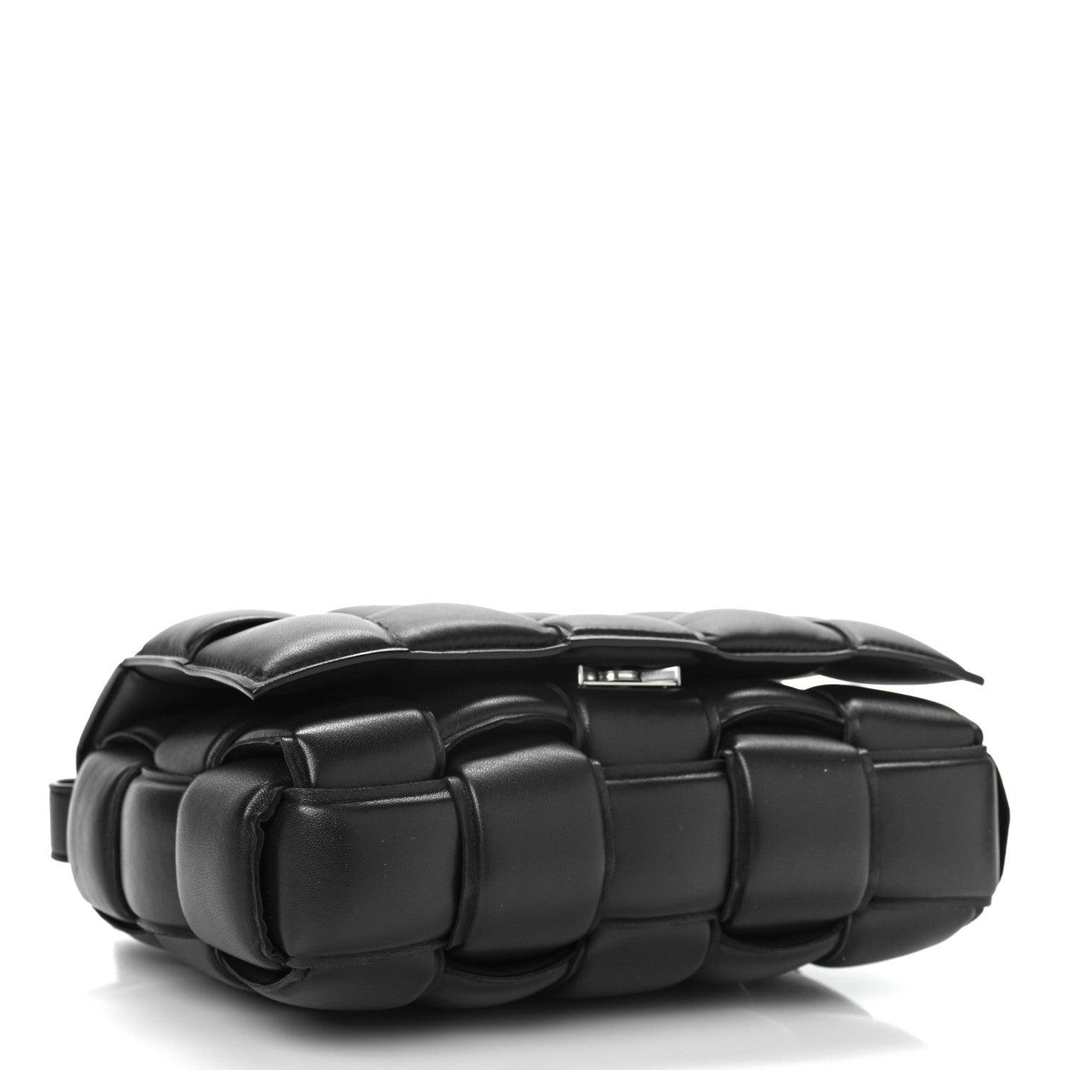 Bottega Veneta Nappa Maxi Intreccio Padded Cassette Crossbody Bag Black 4 of 8