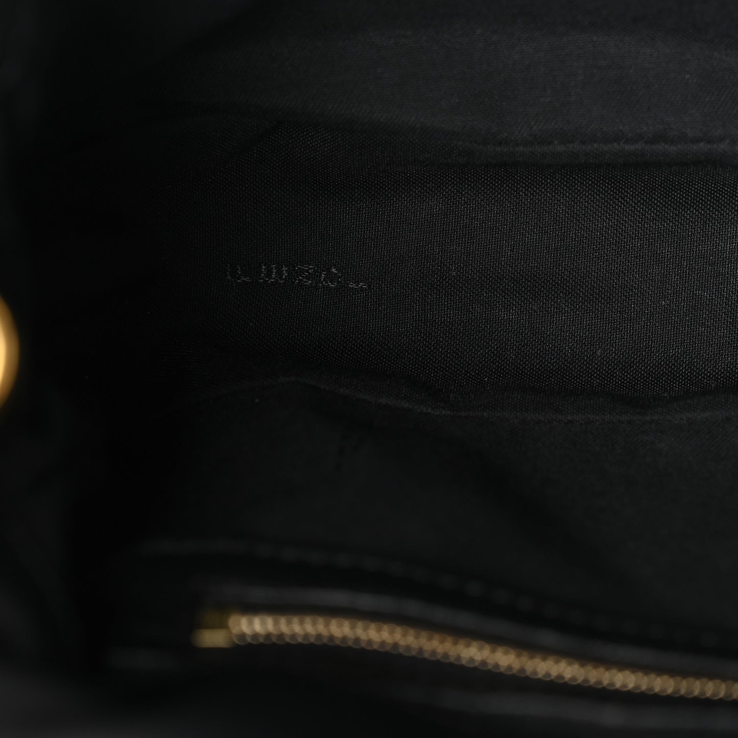 Nappa FF 1974 Embossed Baguette Black