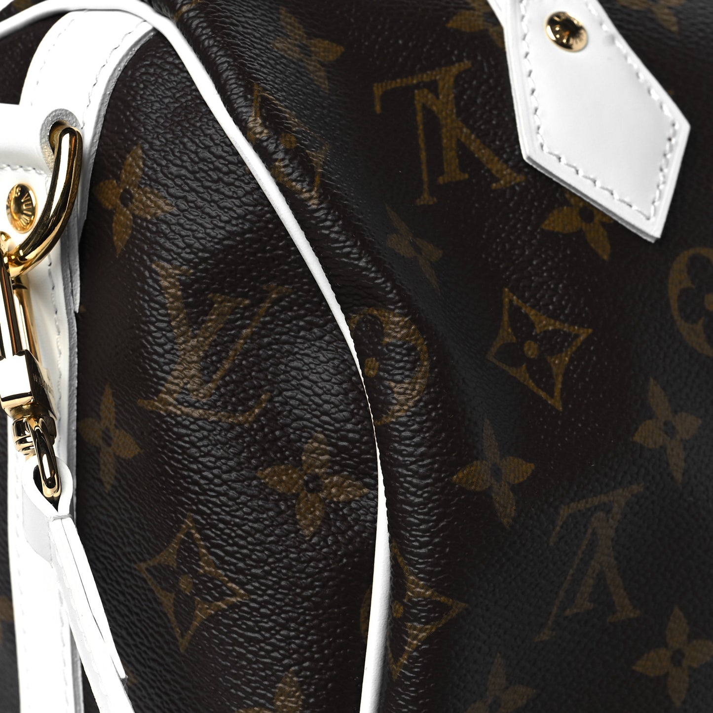 Monogram LV Match Speedy Bandouliere 25 White