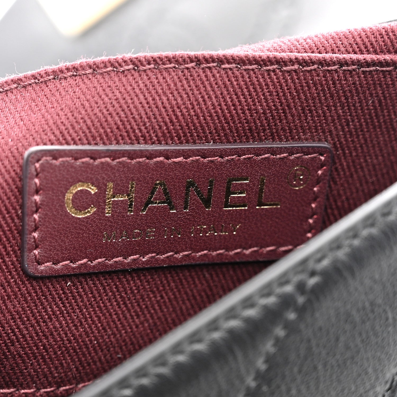 Chanel Calfskin Chevron Stitched Coco Waist Bag Black 6 of 10