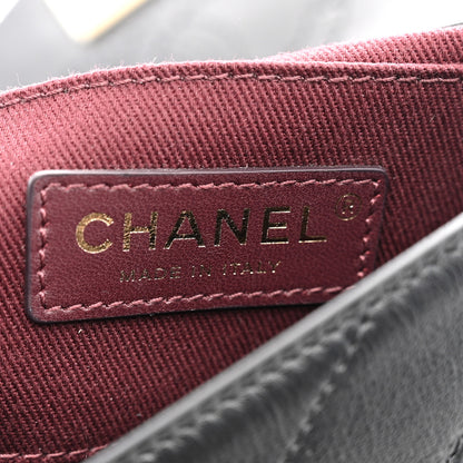 Chanel Calfskin Chevron Stitched Coco Waist Bag Black 6 of 10