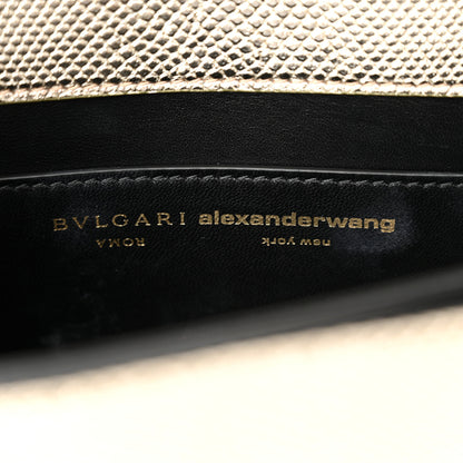 Bulgari x ALEXANDER WANG Metallic Karung Serpenti Top Handle Belt Bag Light Gold 6 of 12