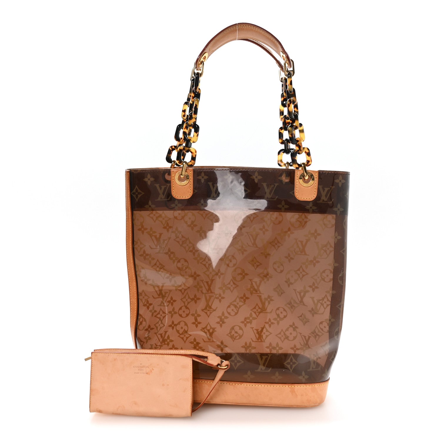 Louis Vuitton Vinyl Cabas Sac Ambre MM 3 of 11