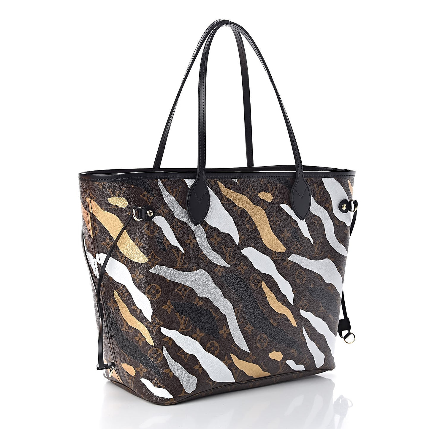 X LOL Monogram Neverfull MM Gold Silver