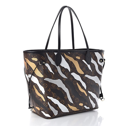 Louis Vuitton X LOL Monogram Neverfull MM Gold Silver 4 of 12