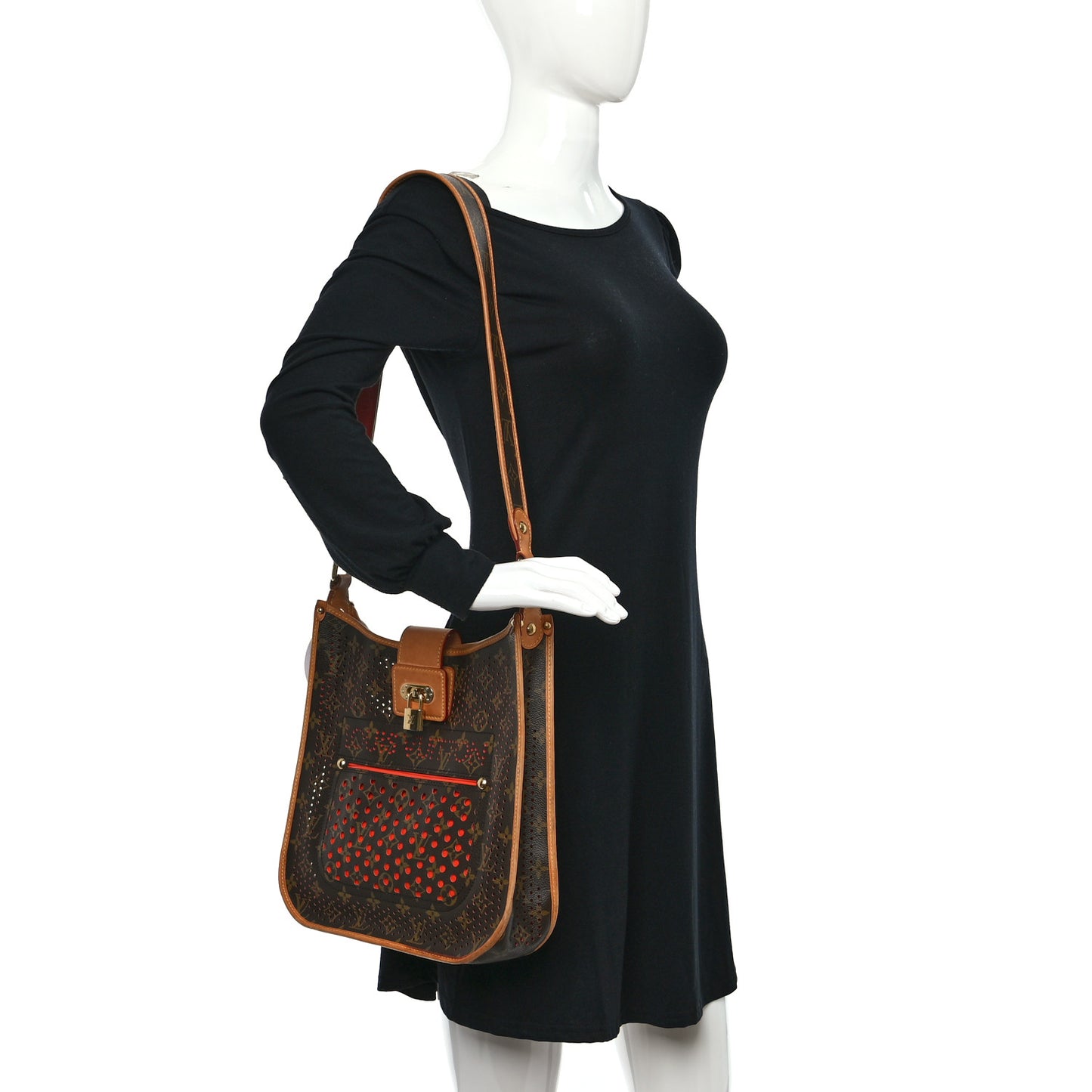 Monogram Perforated Musette Orange