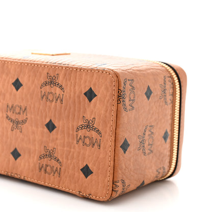MCM Visetos Rockstar Vanity Case Cognac 9 of 9