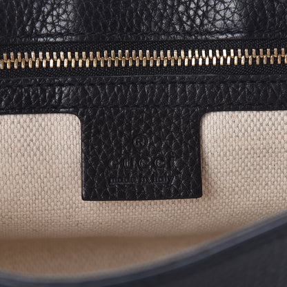 Gucci Pebbled Calfskin Medium Soho Flap Crossbody Black 6 of 8