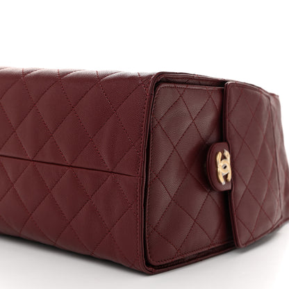 Chanel Caviar Quilted Medium Chanel 25 Handbag Burgundy 11 of 12