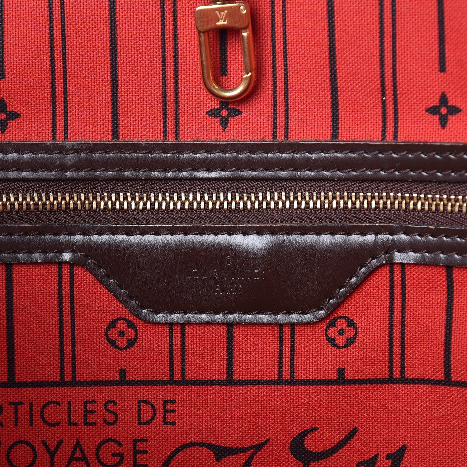 Louis Vuitton Damier Ebene Neverfull GM 6 of 12