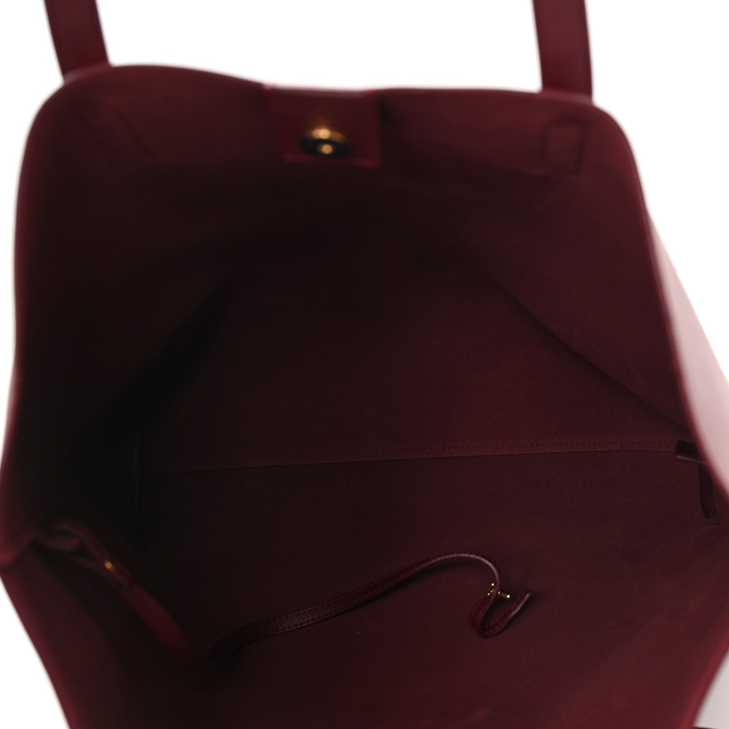 Saint Laurent Calfskin Medium Shopping Tote Bordeaux 5 of 11