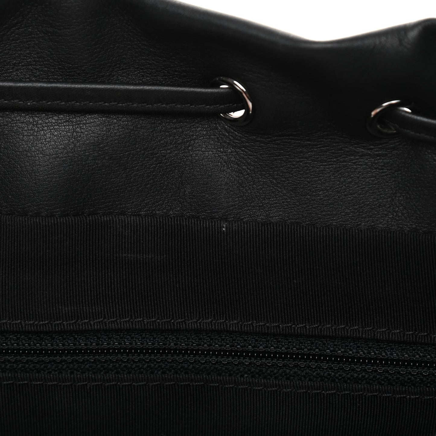 Calfskin Chevron Quilted Large Urban Spirit Backpack Black
