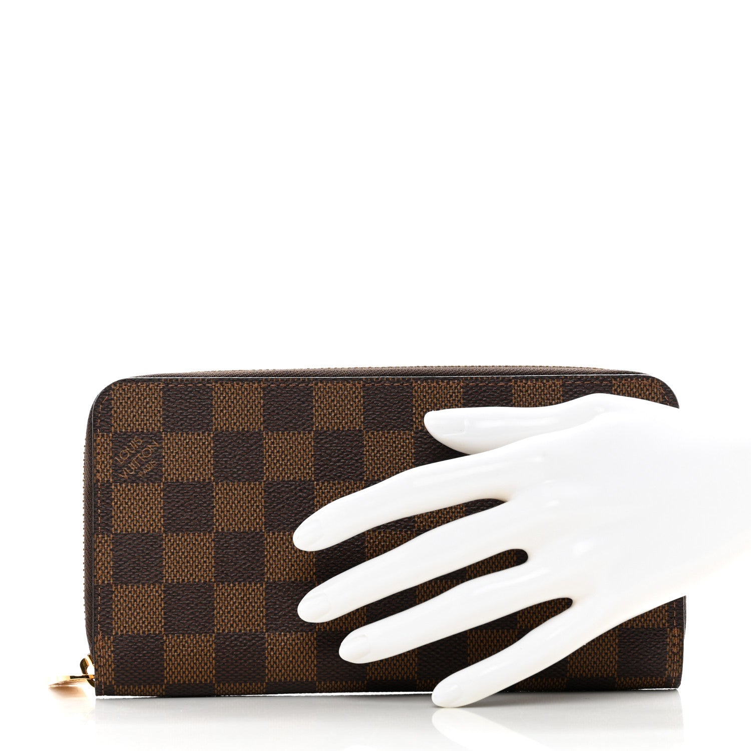 Louis Vuitton Damier Ebene Zippy Wallet 2 of 7