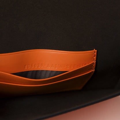 Fendi Vitello King Mini Flat Baguette Orange 8 of 10