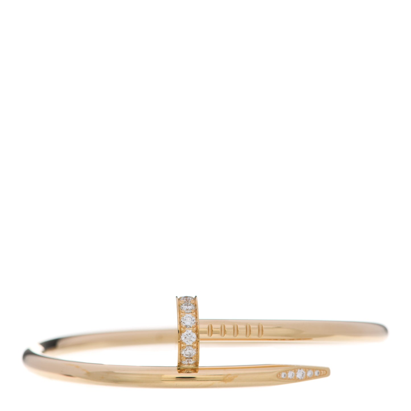 18K Yellow Gold Diamond Juste Un Clou Bracelet 15
