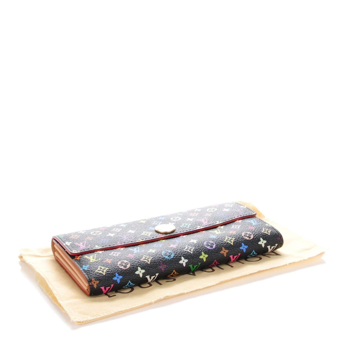 Monogram Multicolor Sarah Wallet Black