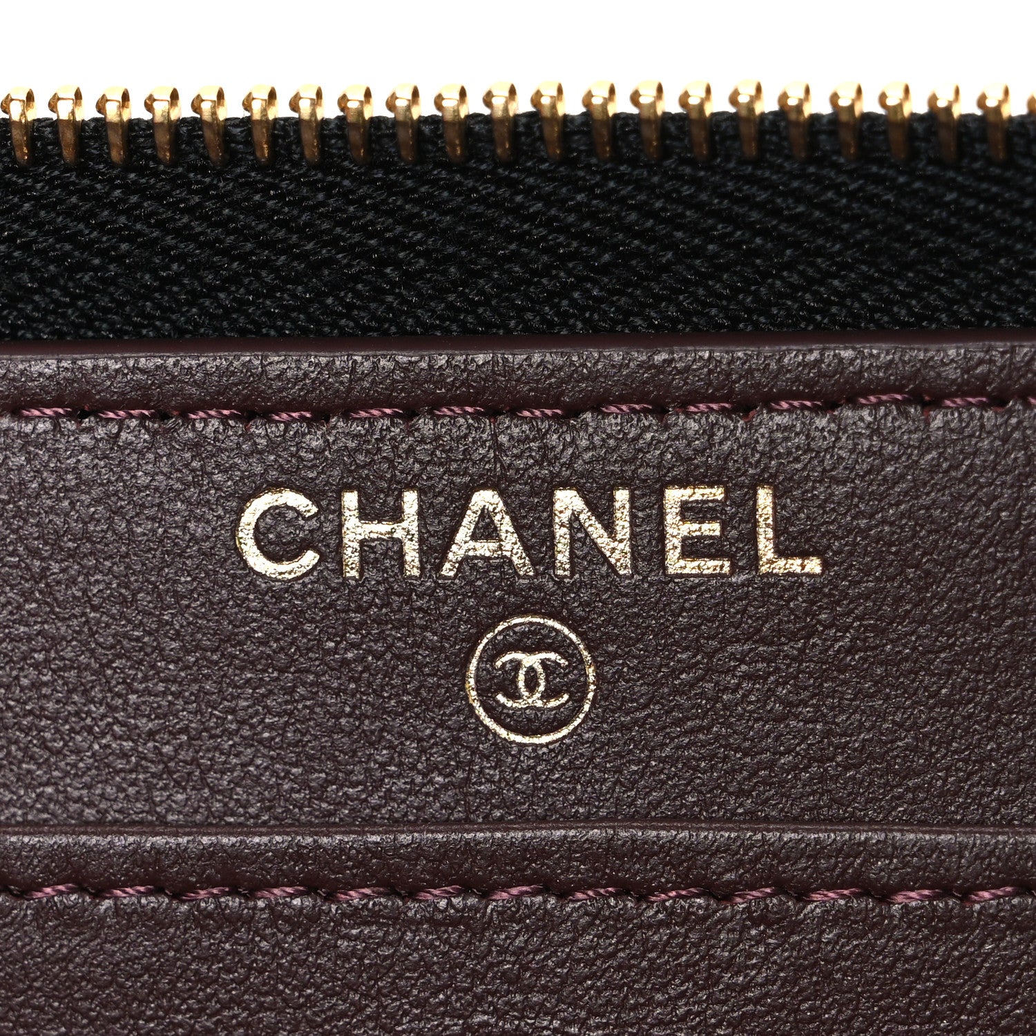 Chanel Caviar Quilted Large Gusset Zip Around Wallet Black 6 of 8