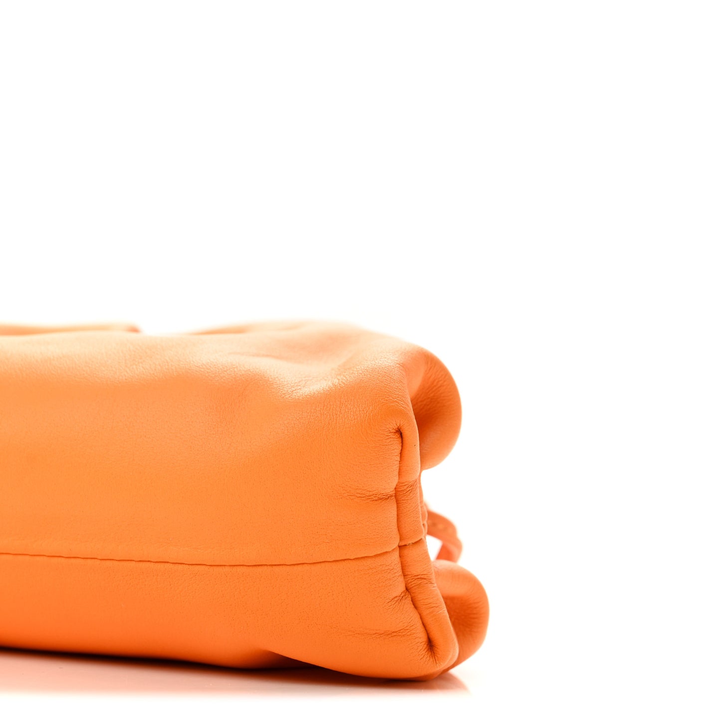 Butter Calfskin The Mini Pouch Light Orange