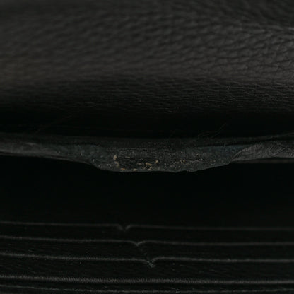 Gucci Calfskin Stirrup Continental Wallet Black 9 of 9