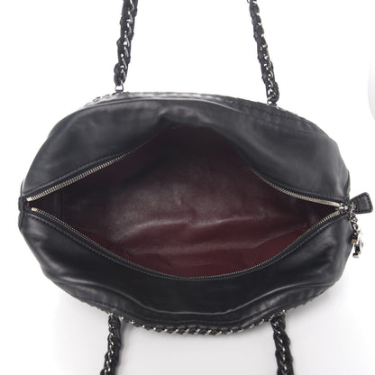 Chanel Smooth Calfskin Large Luxe Ligne Bowler Black 4 of 10