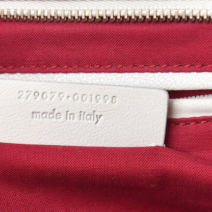 Saint Laurent Linen Fringe Medium Cabas ChYc Red 7 of 19