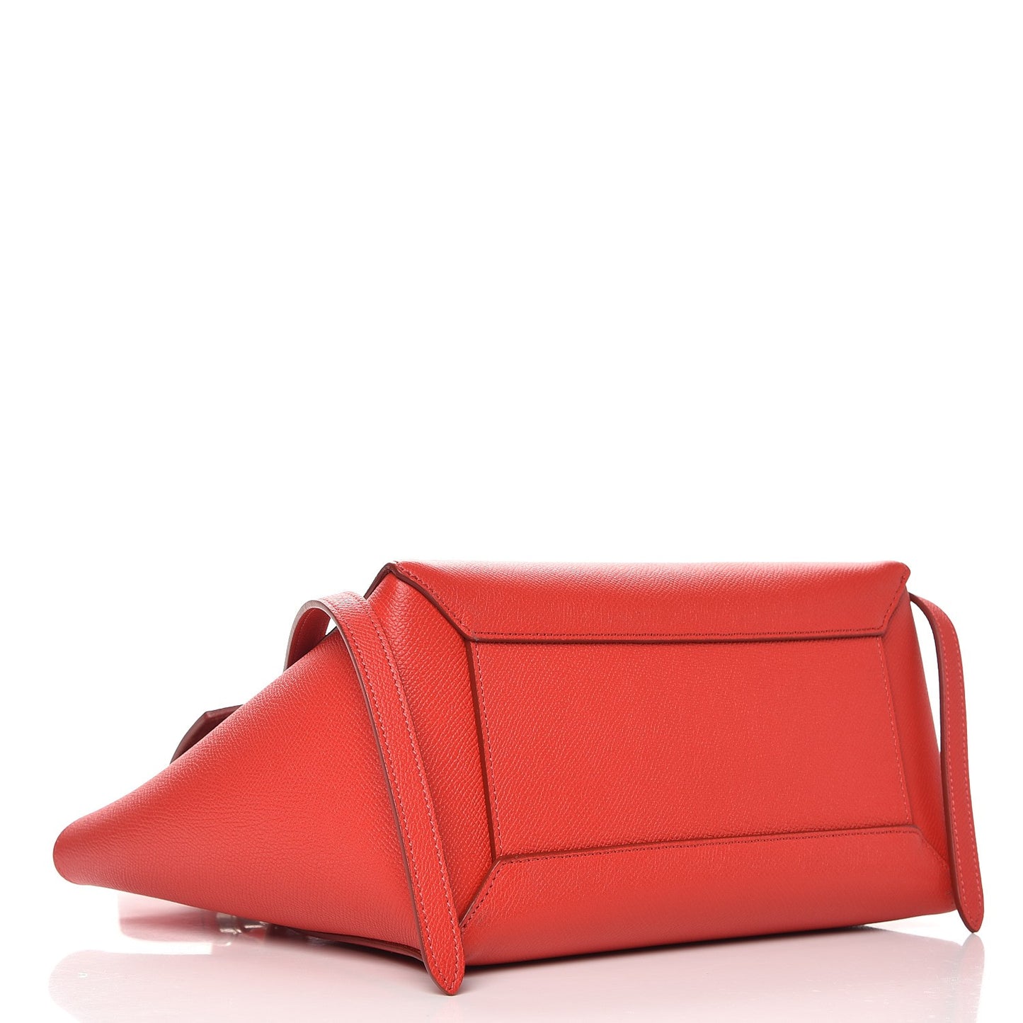 Baby Grained Calfskin Micro Belt Bag Bright Red